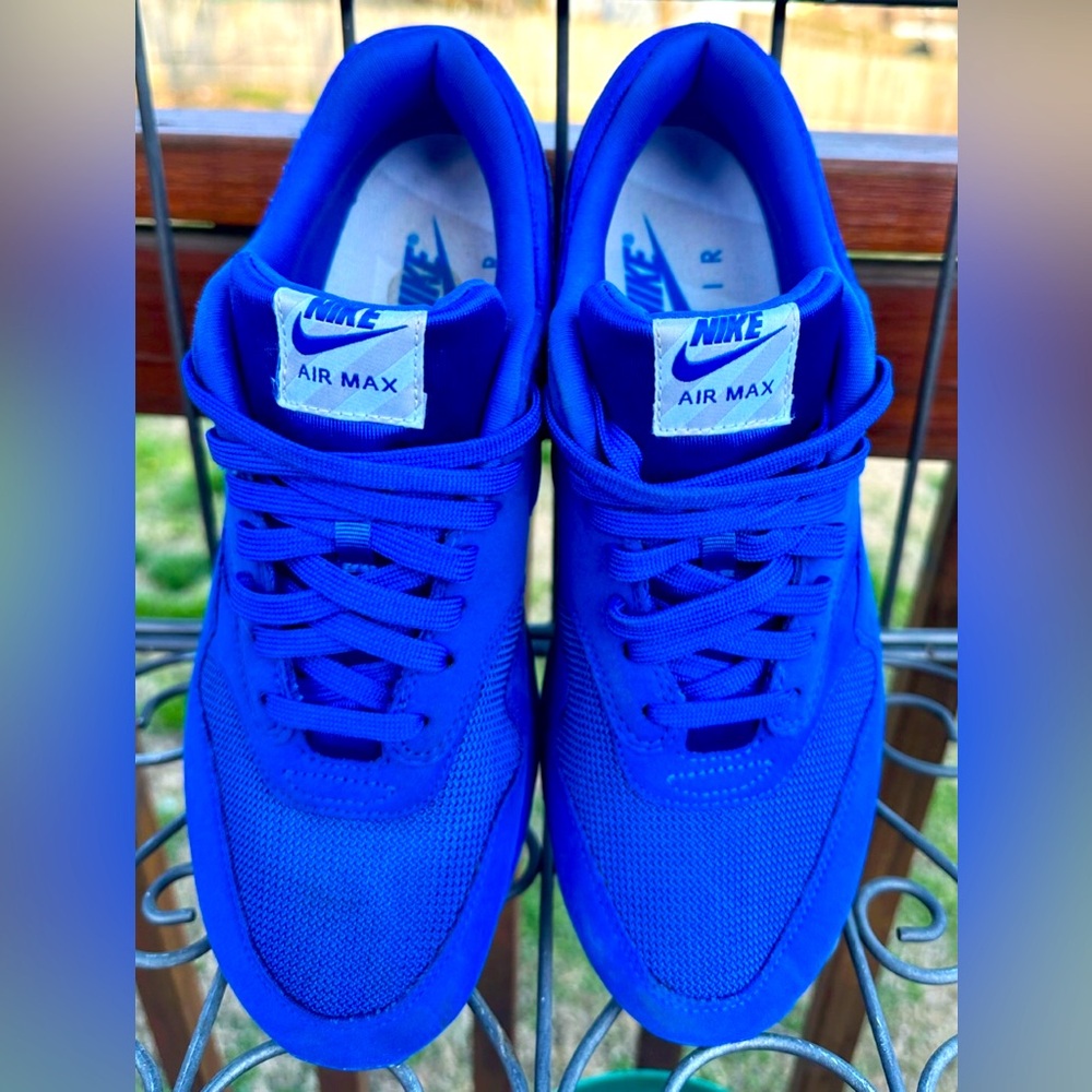 Nike Air Max 1 PRM ‘ Tonal royal blue’.   Sz 9 mens - Picture 11 of 13